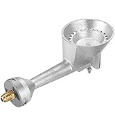 WADEO High Pressure Cast-Iron Propane Burner Head, Gas Burner Head with Propane Orifice Connector...