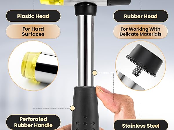 Plastic Head For Hard Surfaces