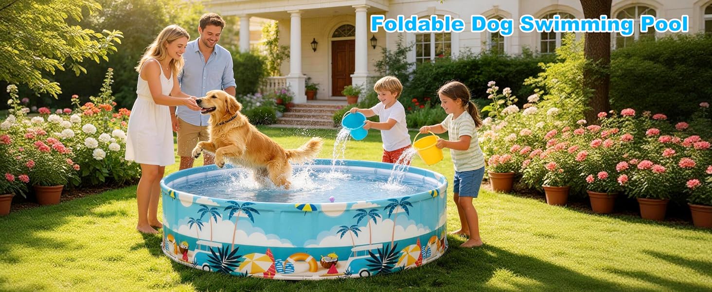 foldable dog pool