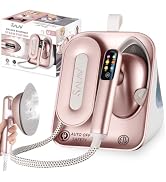 SALAV DuoPress Smart Deluxe Steam Station, Garment Steamer &amp; Iron (C-Rose Gold)