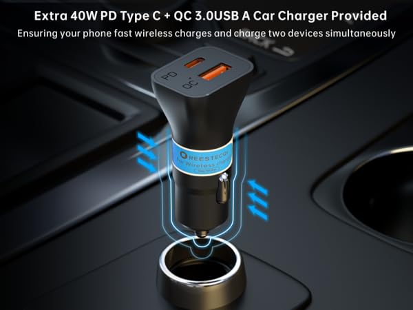 40W car charger 
