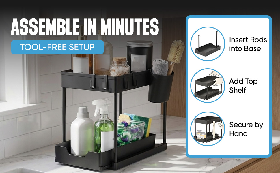 under the sink organizer