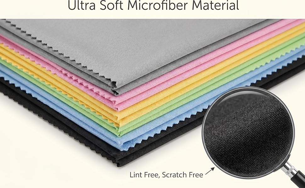 Soft Microfiber cloths