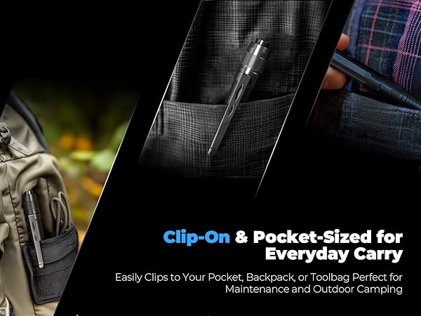 flashlight with clip