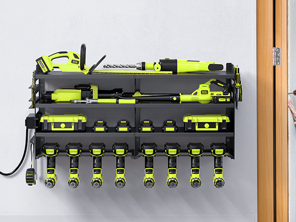 Power Tool Organizer Charging Station