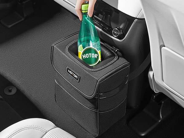 car trash can
