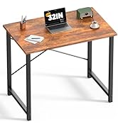DUMOS 32 in Small Computer Desk for Home Office, Modern Study Work Table Simple Style for Bedroom...