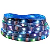 WS2815 Individually Addressable RGB LED Strip (Upgraded WS2812B) 16.4ft 150Pixels Smart Flexible ...