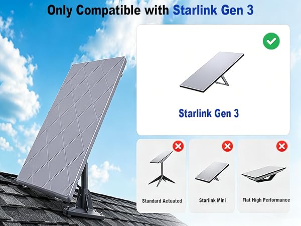 Only Compatible with Starlink Gen 3
