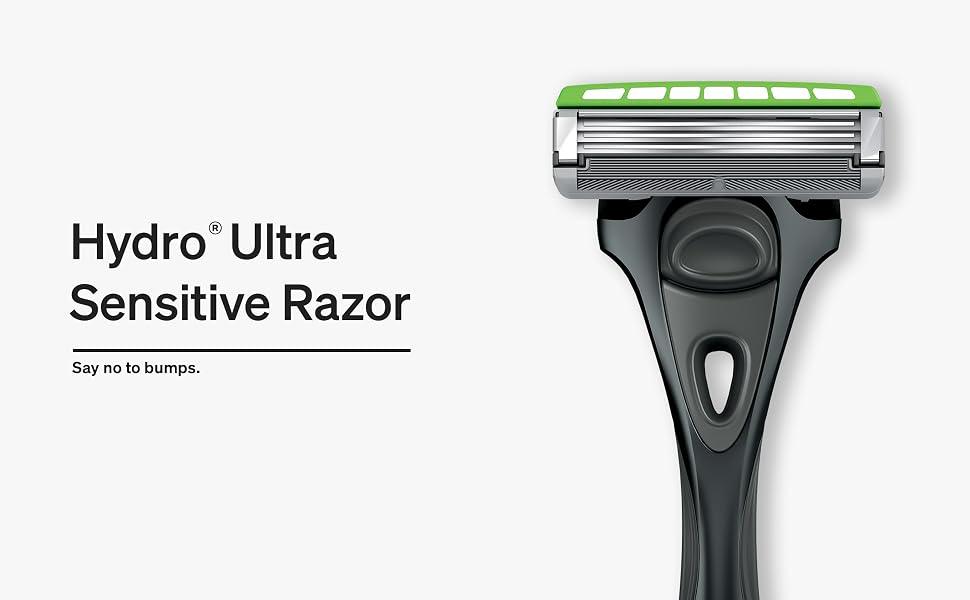 schick hydro mens sensitive razor face razor Gillette 3 blade clean shave