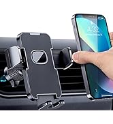 CINDRO Car Vent Phone Mount for Car [Military-Grade Hook Clip] Phone Stand for Car [Thick Cases F...