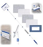 Baseboard Cleaner Tool with Long Handle,Wall Cleaner Mop with Extendable Handle 1 Stiff Bristles ...