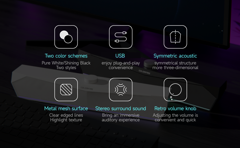 Two color schemes: Snow White and Black Glory