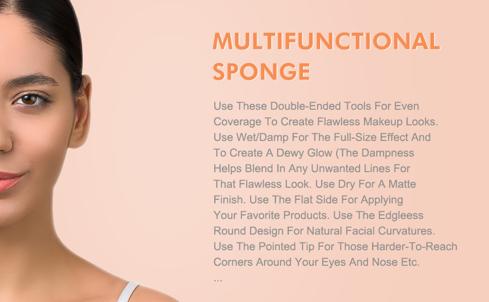 XL EXTRA LARGE Make Up Beauty Sponges Blender