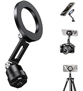 elitehood Magnetic Phone Tripod Mount for Magsafe, Aluminum iPhone Tripod Mount Adapter with 1/4”...