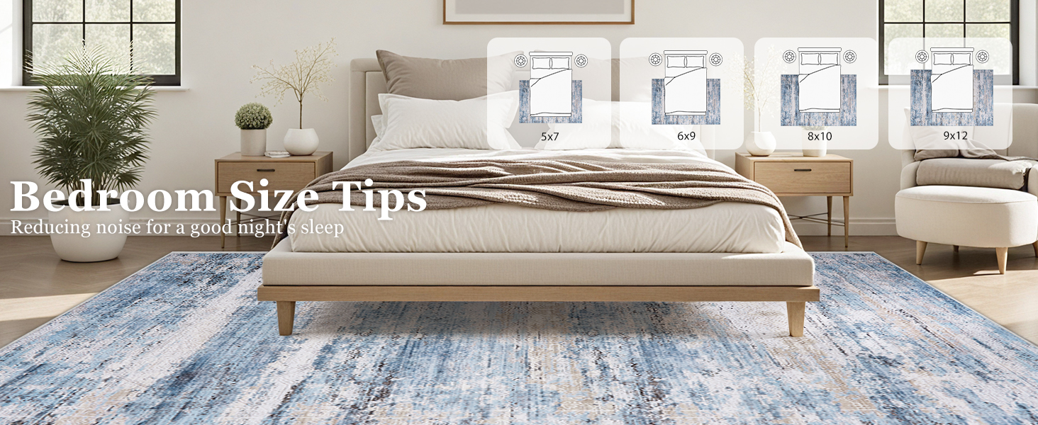 Area rugs for bedroom decor