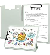 Foldable Clipboard, Clipboard with Pen Holder, Clip Board 8.5x11 for Classroom, Clip Boards 8.5x1...