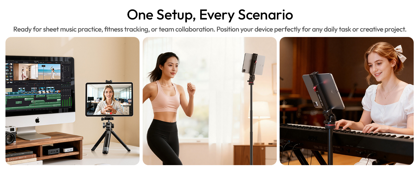 ULANZI Aluminum iPad Tablet Tripod Clamp