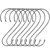 s Hooks for Hanging Plants - Heavy Duty Tree Branch Black Extension Bird Feeder Planters Suet Bas...