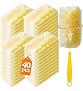Senowi 40 Count 360° Heavy Duty Duster Refills Compatible with Swiffer, Large Size-Extra Thick Di...