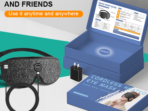 heated eye mask