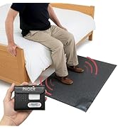 Smart Caregiver Floor Mat Alarm and Pager System - Includes Wireless Pager That Alerts When Someo...