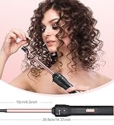 UNOBEY Curling Wand Professional Ceramic Hair Curling Iron 13mm for Short to Long Hair Styler Cur...