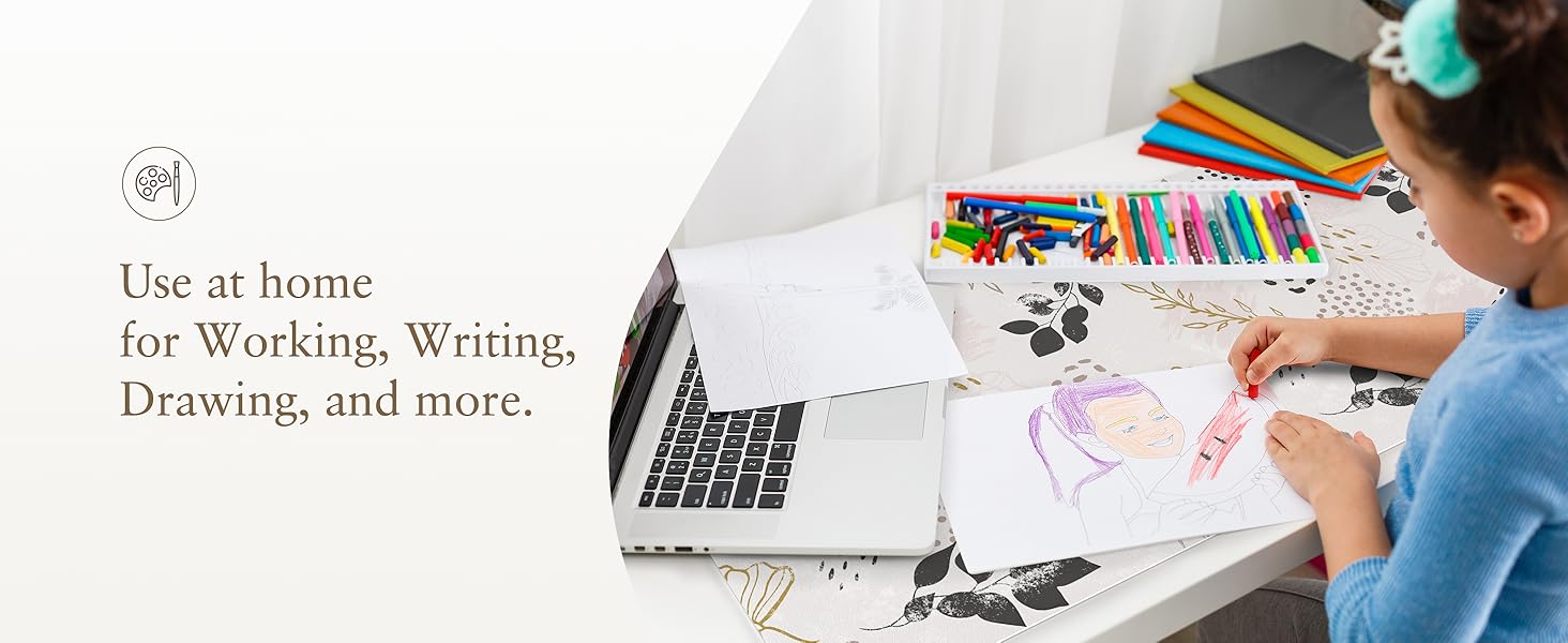 Use at home for working, writing, drawing and more.