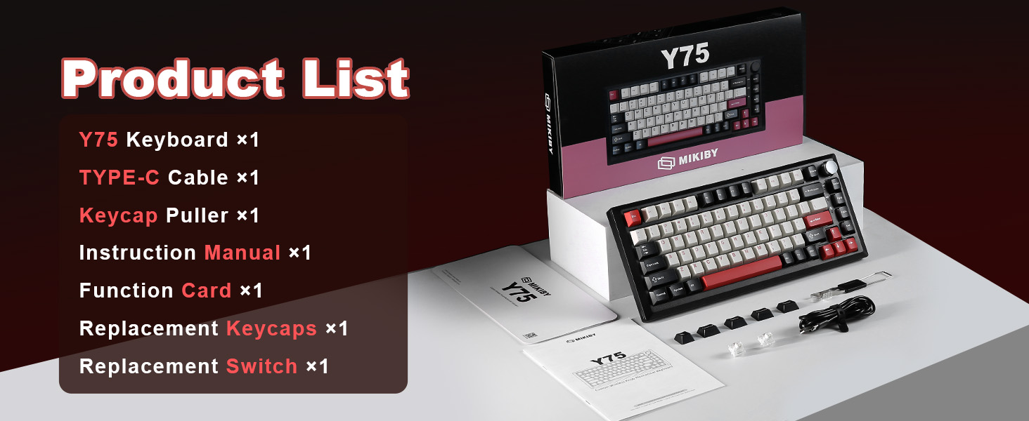 Y75 Wireless Mechanical Keyboard