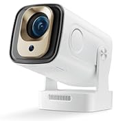 Mini Projector, HY300 PRO Portable Projector, Support 4K 1080P with Dual-Band WIFI6 5G Wireless 5...