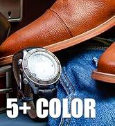 DELELE 2 Pair Round Waxed Oxford Shoe Laces for Dress Shoes and Boots