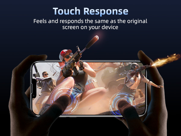 touch response screen protector iphone 14 13 pro 13 glass film 