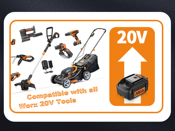 compatible with worx 20v tools