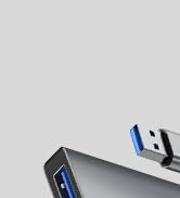 HKCMEMORY 5-in-1 USB A Hub Splitter Adapter, with USB 3.0, USB 2.0 Ports and Type-C Power Deliver...