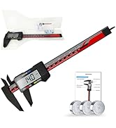 Electronic Digital Caliper, ACEMETER 0-6" Vernier Caliper,Caliper Measuring Tool with mm/inch Con...