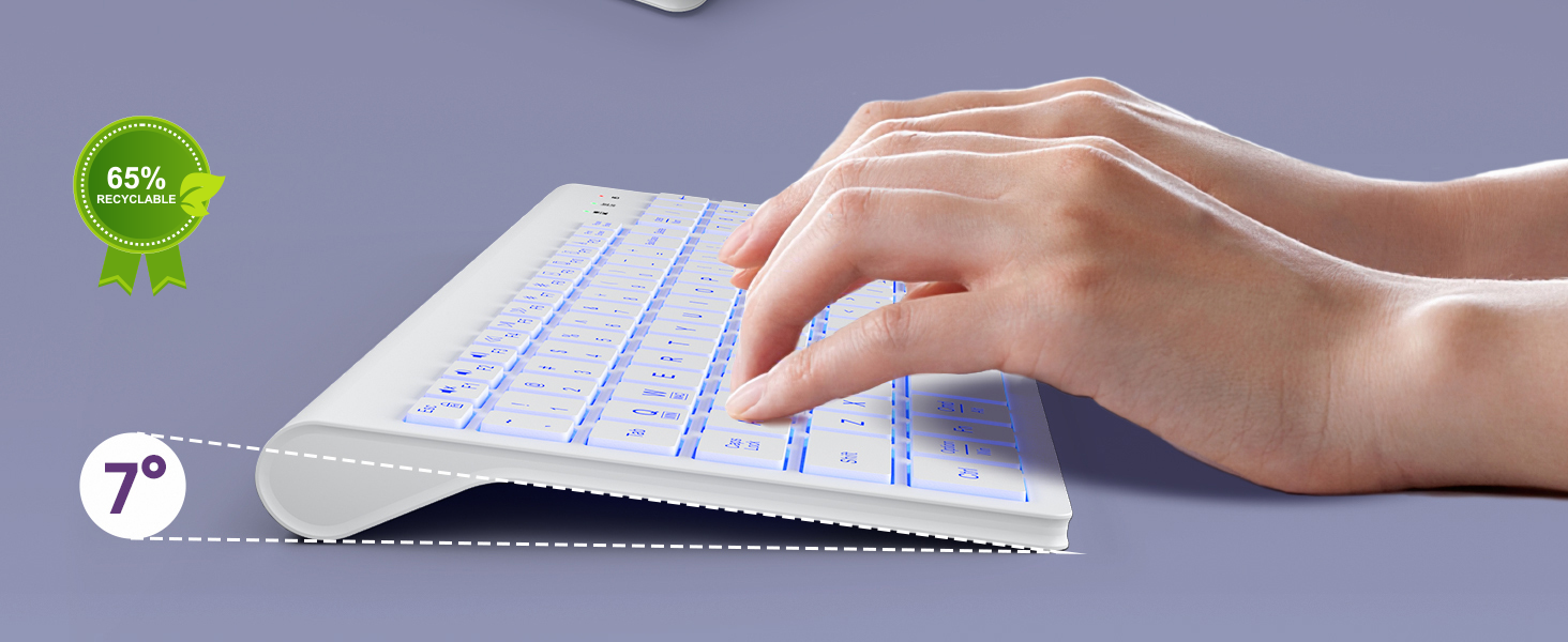 design for comfort 7° tilt leg