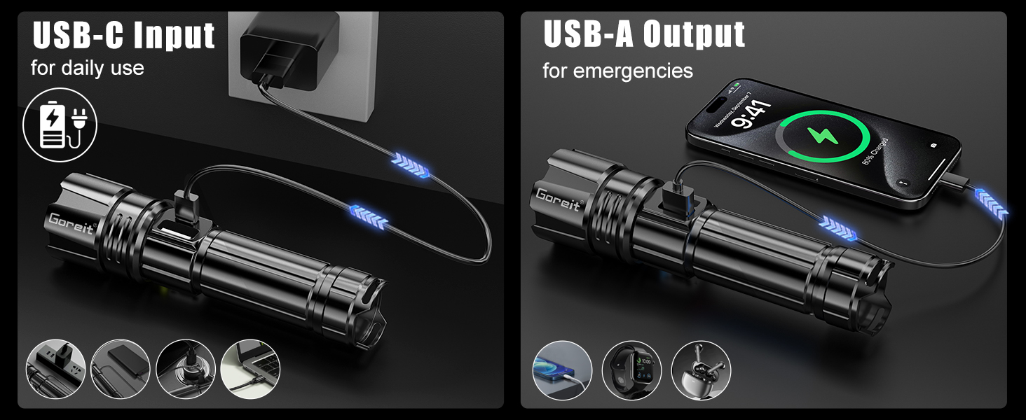 flashlight rechargeable