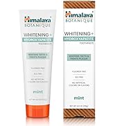 Himalaya Botanique Whitening + Hydroxyapatite Toothpaste for Whiter Teeth &amp; Fresher Breath, Fight...