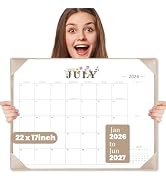 Large 2026-2027 Desk Calendar 22" x 17",Jul. 2026 - Dec. 2027