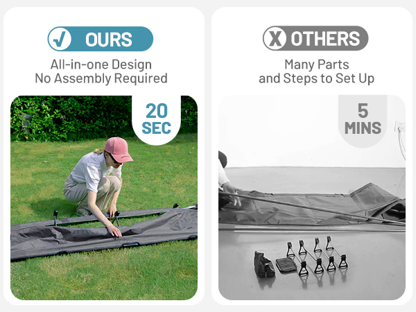 easy set up camping cot