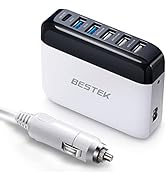 Car USB Charger Fast Charge 86W 9A Quick Charge 3.0 &amp; USB-C PD Car Charger Adapter with Smart Ide...