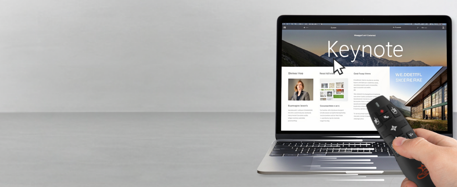 air mouse remote puntero laser presentacion