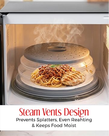Galleyby Microwave Covers have Steam Vents Design