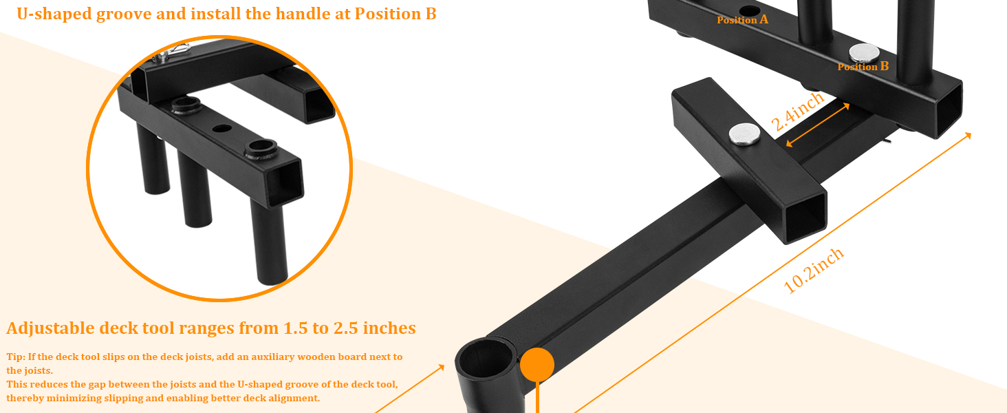 Deck Board Straightener Tool