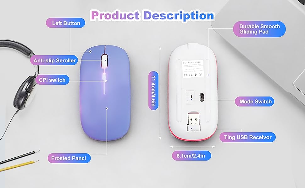 Wireless Bluetooth Mouse