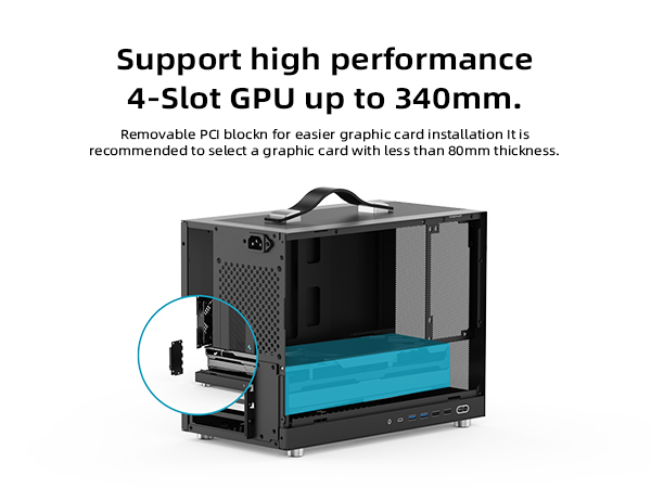 4-slot GPU 340mm