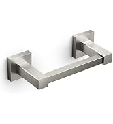 FORIOUS Toilet Paper Holder Wall Mount, Stainless Steel Rustproof Double Post Pivoting Tissue Rol...