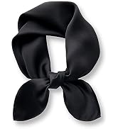 PoeticEHome Solid Color Mulberry Silk Scarf - Lightweight 27