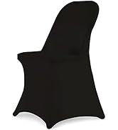 Stretch Spandex Folding Chair Covers 30PCS , HAINARverS Universal Fitted Chair Cover Protector fo...
