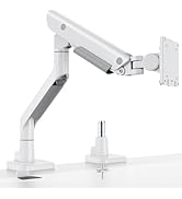 monTEK Premium Aluminum Monitor Arm for 17–57” Ultrawide Screens up to 59 lbs, Single Desk Mount ...